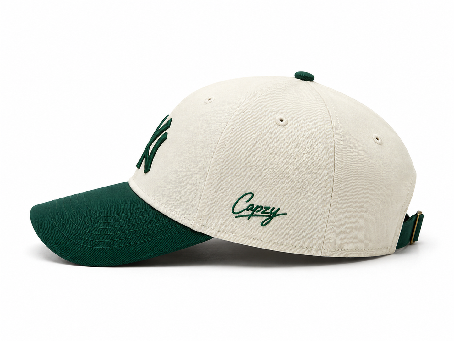Capzy NY Embroidered Cap – Green