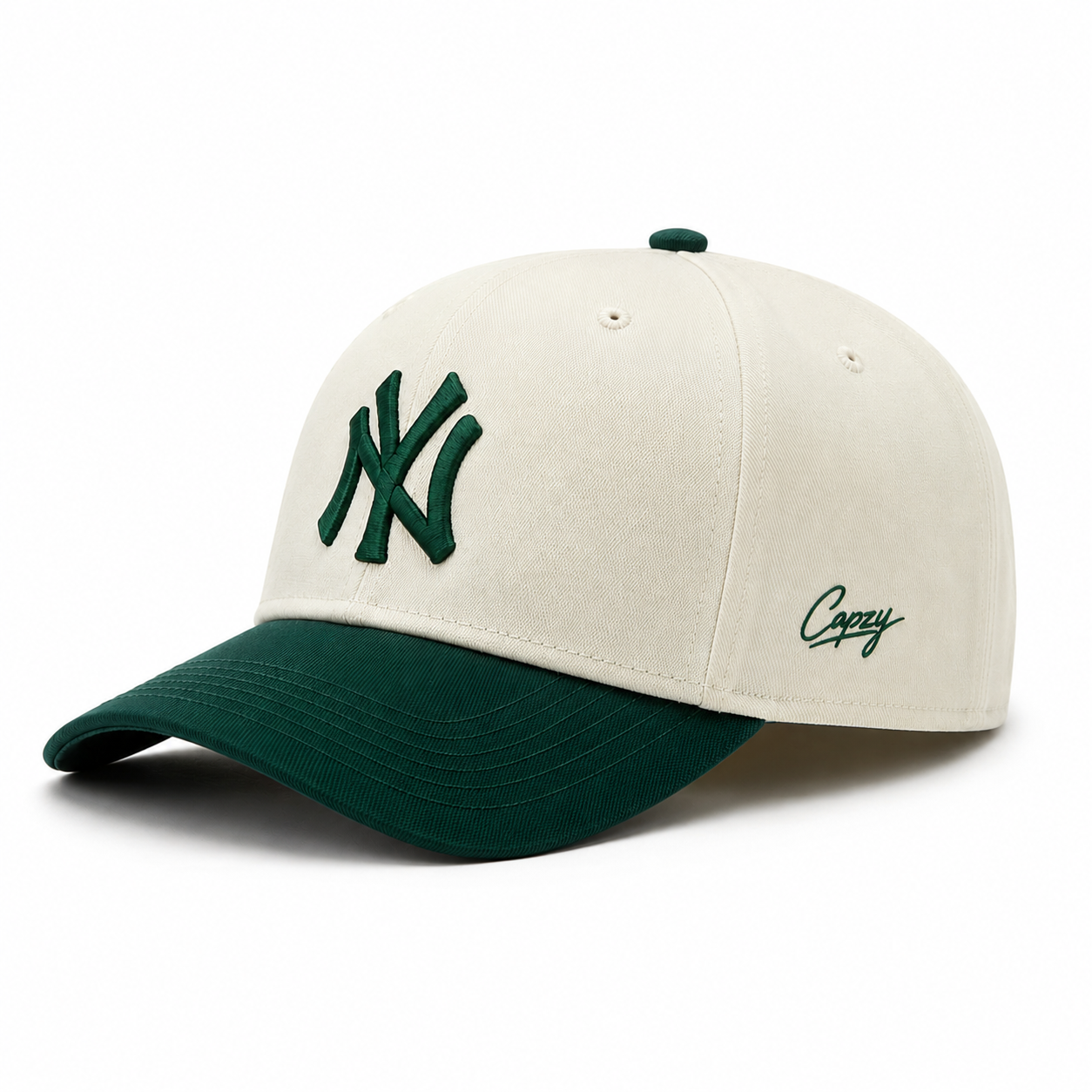 Capzy NY Embroidered Cap – Green